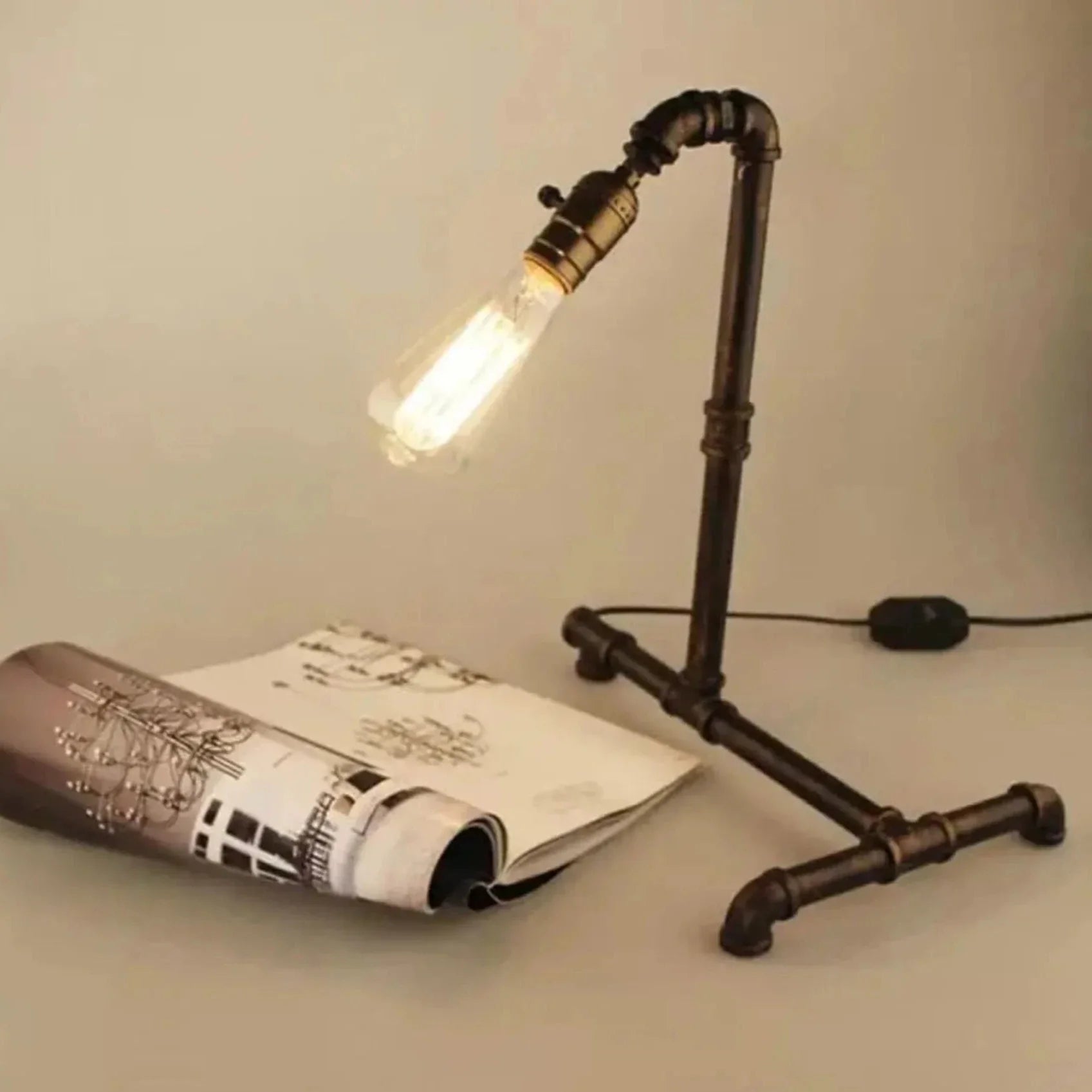 GloedLicht | Retro Tafellamp voor Gezellige Sfeer